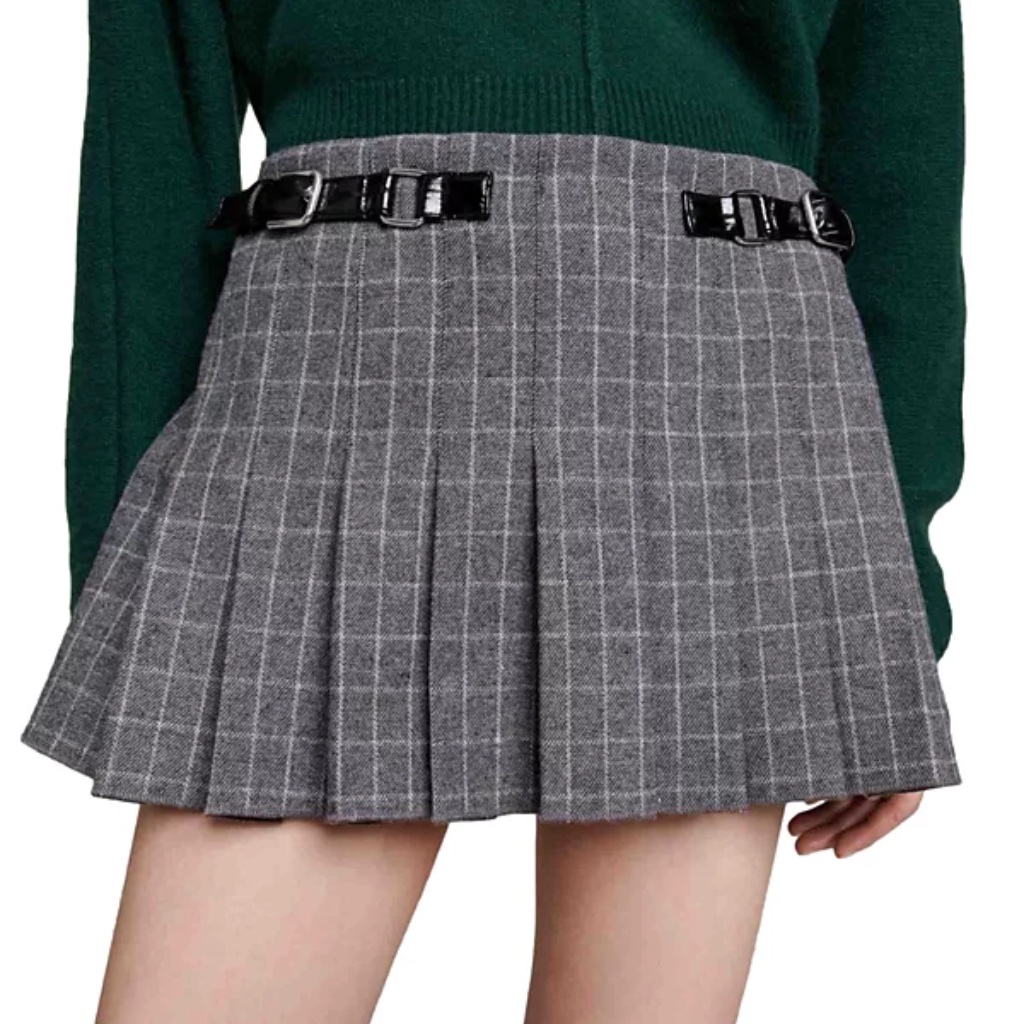 Jocelyn Pleated Mini Skirt